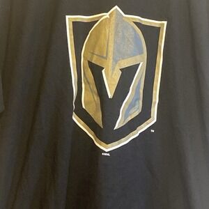 NHL Las Vegas Golden Knights Men's 2XL Antigua Graphic Print Large Logo Tee
